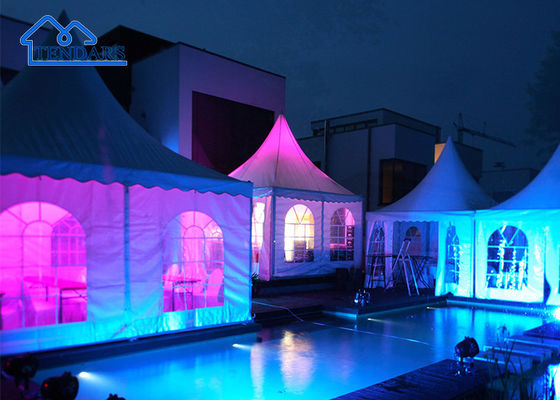 주문 10x10ft 20x20 야외 열기 젤리화 이벤트 하이 피크 알루미늄 Bambu Gazebo 해변 파고다 텐트 online manufacture