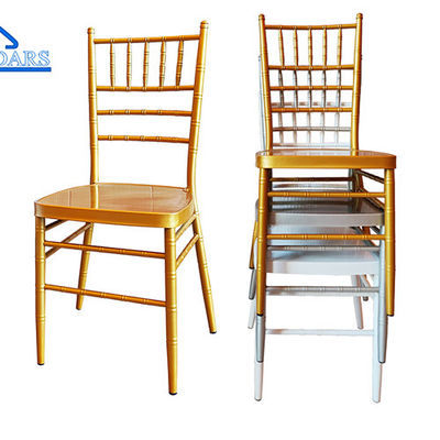 주문 럭셔리 금속 파티 텐트 액세서리 결혼식용 쿠션과 함께 잔치 의자 online manufacture