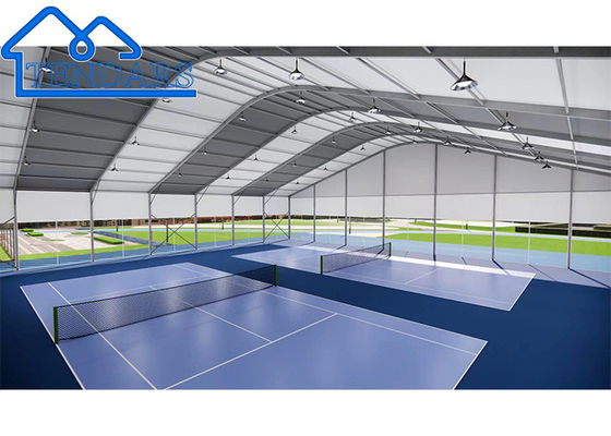 주문 10x15m 방수 PVC 막 스포츠 홀 텐트 테니스 코트용 알루미늄 합금 고봉 온라인 제조