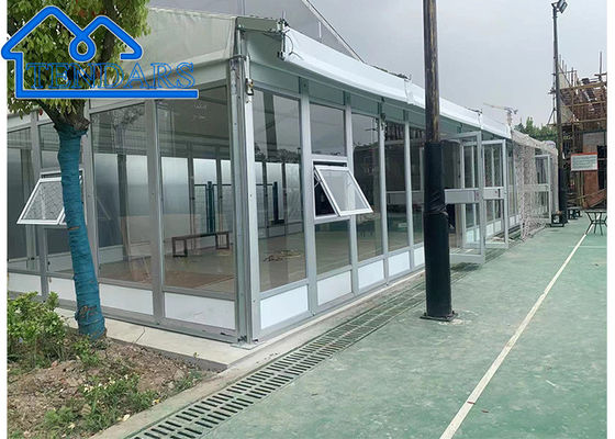 주문 6061/T6 알루미늄 12x15m 중량 마키우 텐트 방화 방지 칸피아드 외관용 빠른 조립 온라인 제조