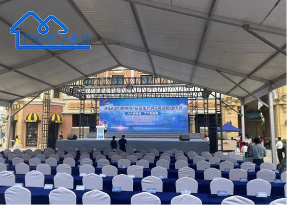 주문 PVC 직물 벽 알루미늄 프레임 럭셔리 이벤트 텐트 상업적 의식 축제 마키어 임대 online manufacture