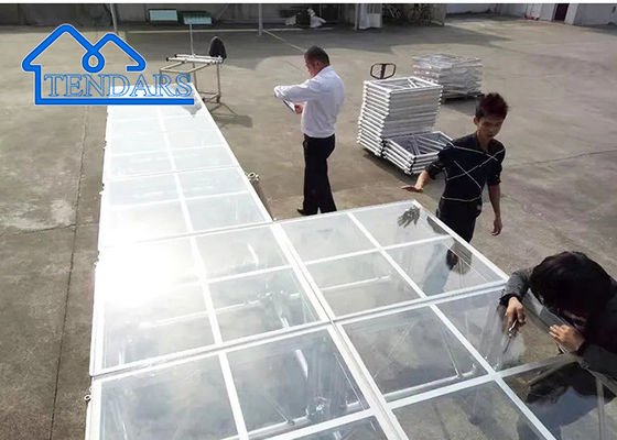 주문 4x4ft 및 4x8ft 플랫폼 콘서트 아크릴 투명 알루미늄 합금 6082-T6 스테이지 트러스 online manufacture