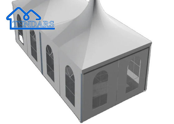주문 알루미늄 5*5m 백색 야외 PVC 파고다 텐트 이벤트, 파티, 무역 전시, 등, 판매 online manufacture