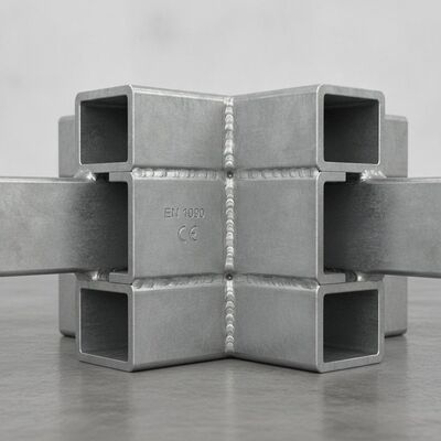주문 EN 1090 구조용 강철 준수 파티 천막 텐트 용접 커넥터 CE 마킹 유럽 건축법 캐노피 구조 온라인 제조