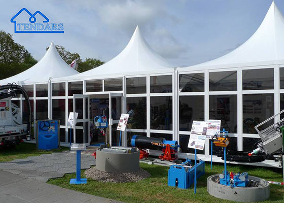 설치가 쉬워 파티, 레스토랑, 부스 등을 위한 고급 알루미늄 유리 파고다 텐트