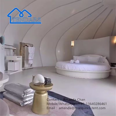 맞춤형 가족 새우 모양 리조트 호텔 텐트 막 구조 호텔 텐트