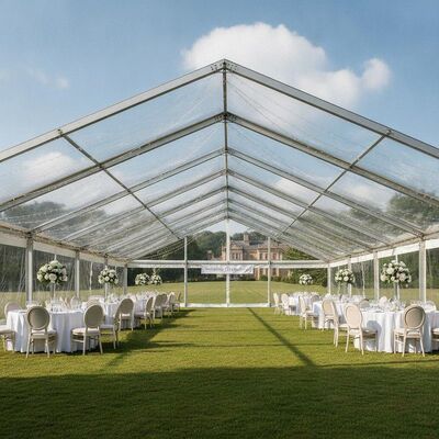 Clear Roof Party Marquee Tent Transparent PVC Roof Panels for Wedding Celebration Events